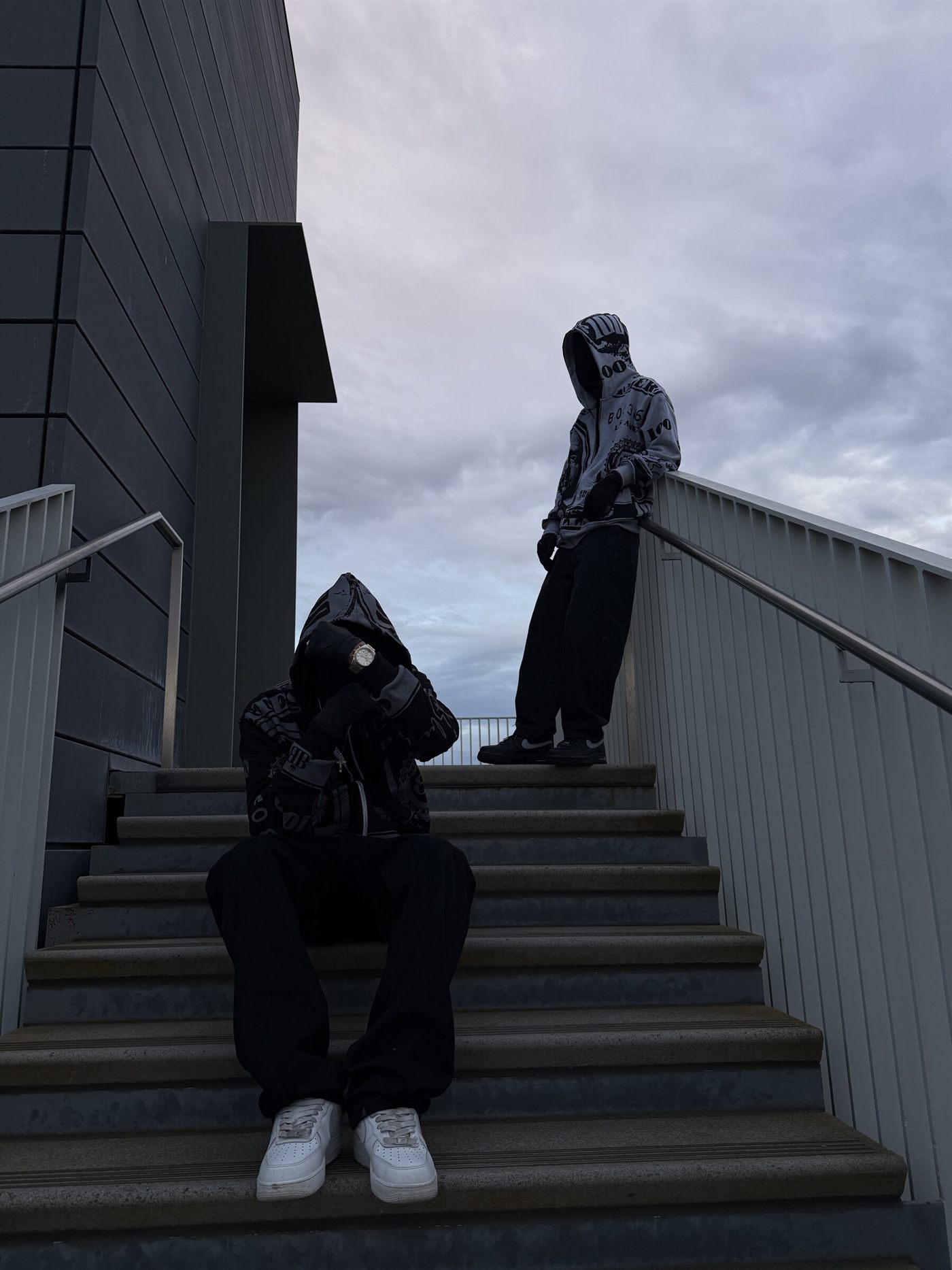 Hundred Dollar zip ups at dusk